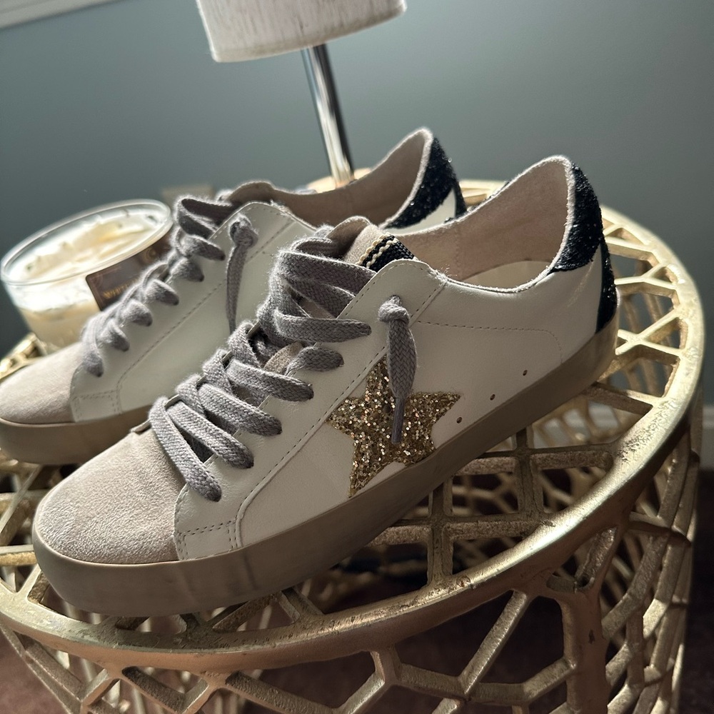 Shu Shop glitter sneakers. They are brand new, wore them for a few hours.